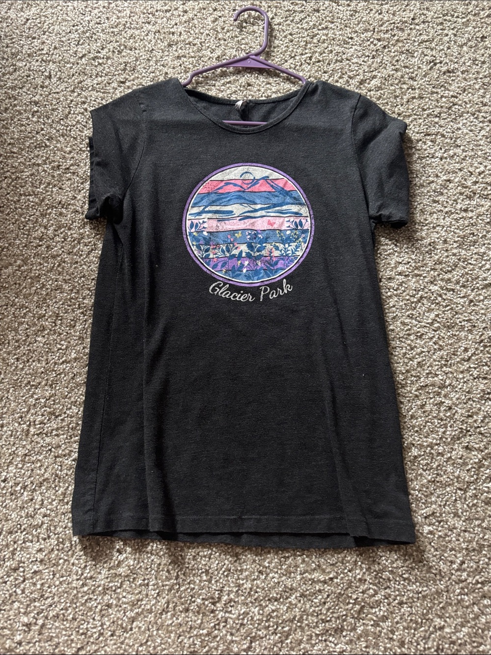 Glacier Park T Shirt Size L